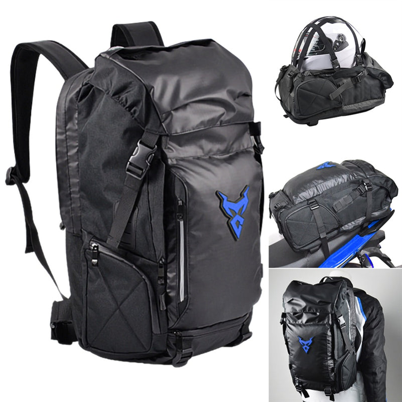 Multifunctional Motorcycle Travel Backpack Shoulder Helmet Bag - Image 4