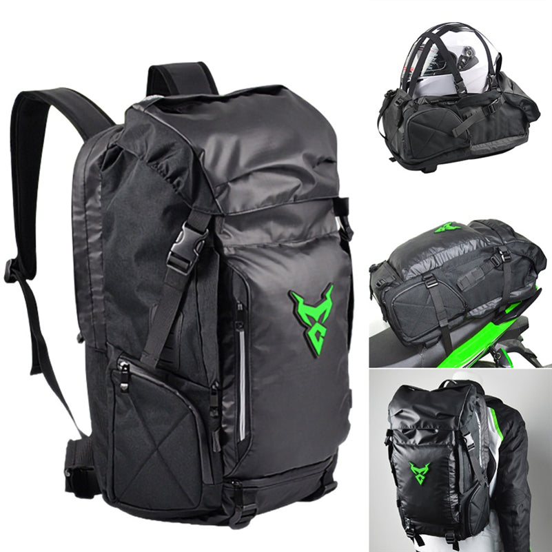 Multifunctional Motorcycle Travel Backpack Shoulder Helmet Bag - Image 5