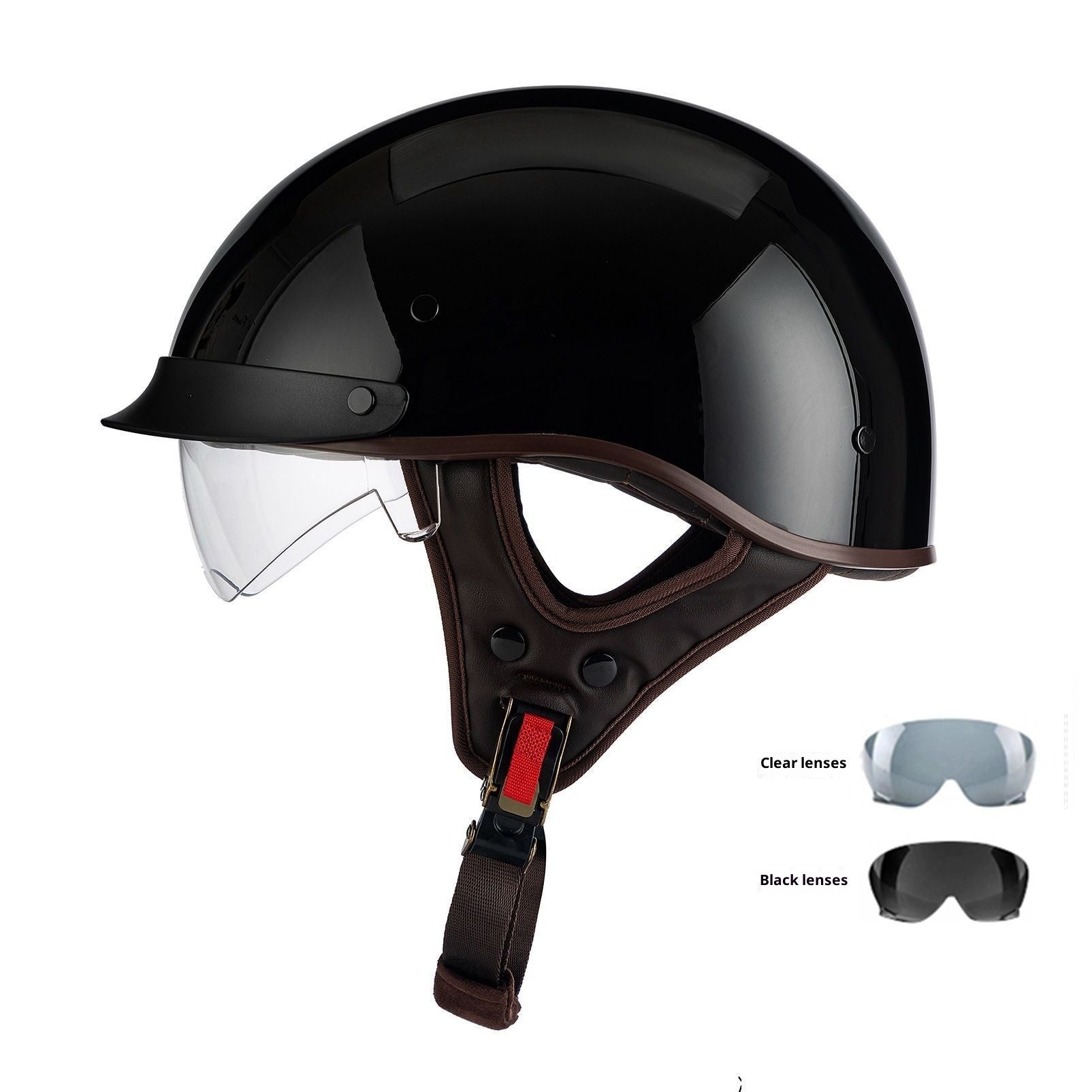 Retro Helmet Electric Motorcycle Helmet - Image 11