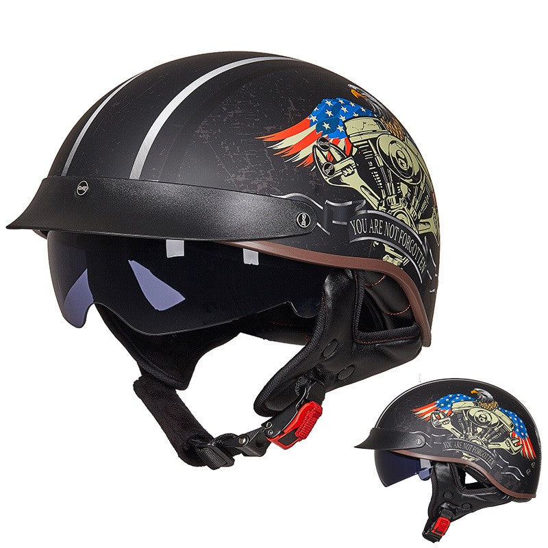 Motorcycle Vintage Motorcycle Helmet - Image 10