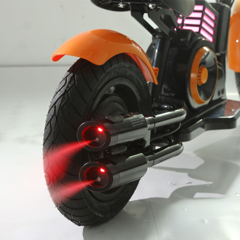 18V Kids 3 Speed Electric Bike & Electric Motorcycle - Lightweight Steel Frame Electric Motorcycle For Kids Over 3 Years Old - Image 3