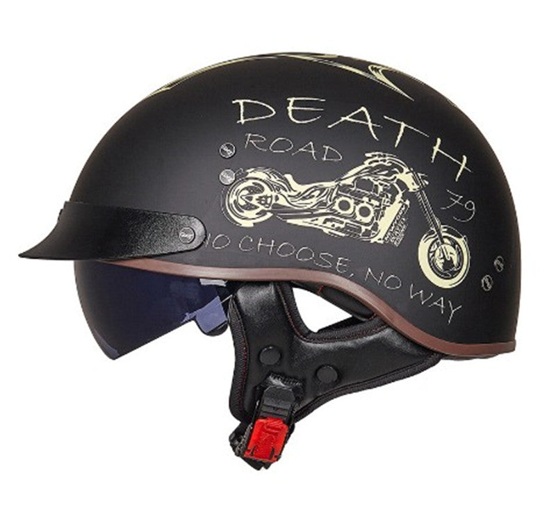 Retro Motorcycle Breathable Helmet - Image 7
