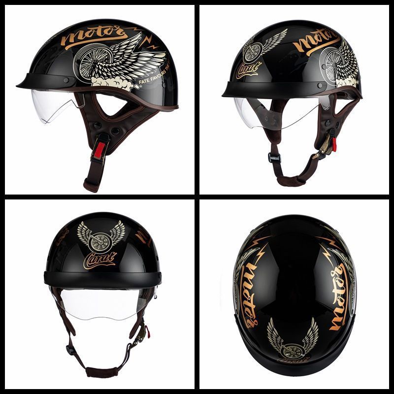 Retro Helmet Electric Motorcycle Helmet - Image 10