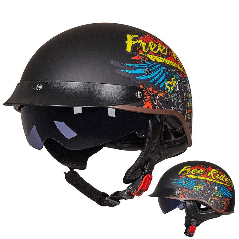 Motorcycle Vintage Motorcycle Helmet - Image 2