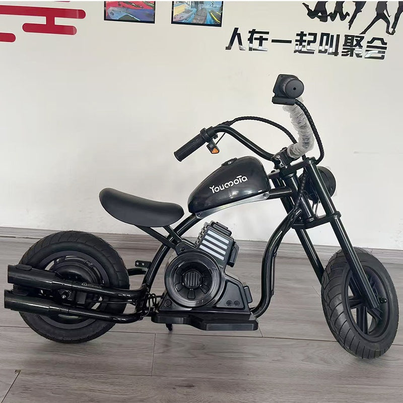 18V Kids 3 Speed Electric Bike & Electric Motorcycle - Lightweight Steel Frame Electric Motorcycle For Kids Over 3 Years Old - Image 4