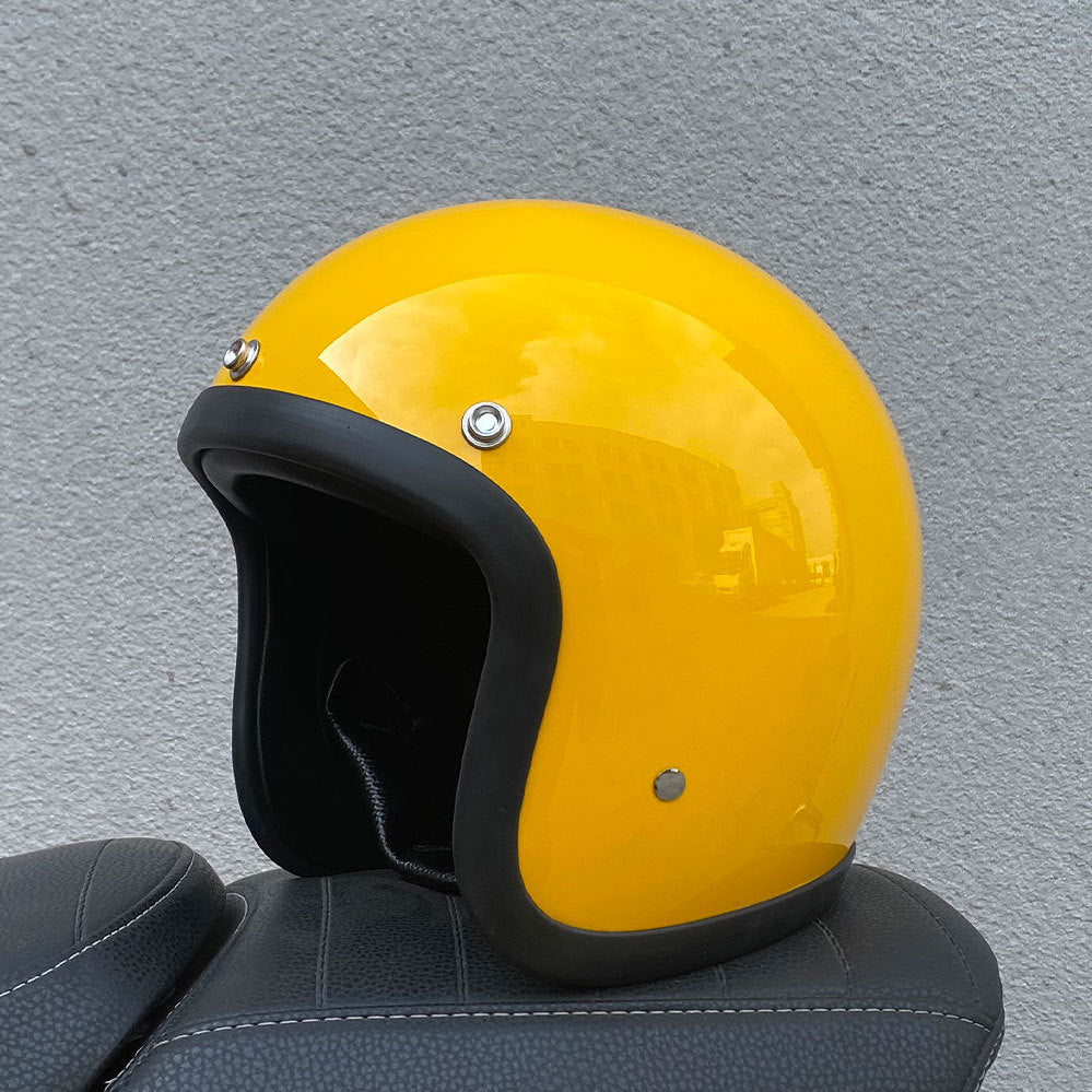 Helmet Half Helmet Retro Helmet FRP Motorcycle Helmet - Image 7