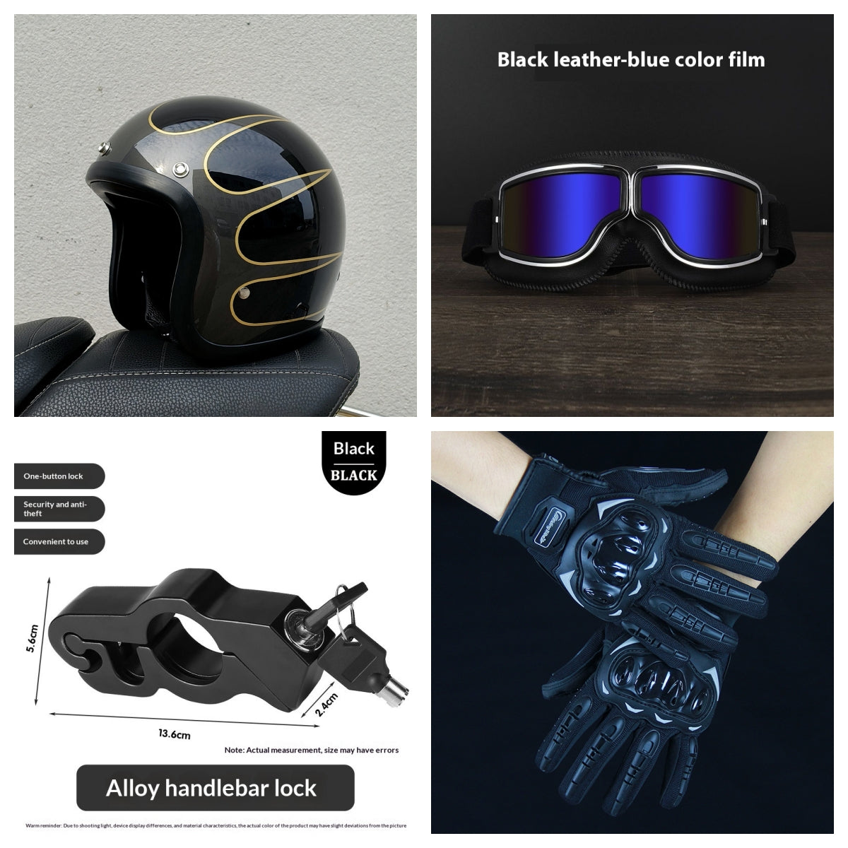 Helmet Half Helmet Retro Helmet FRP Motorcycle Helmet - Image 11