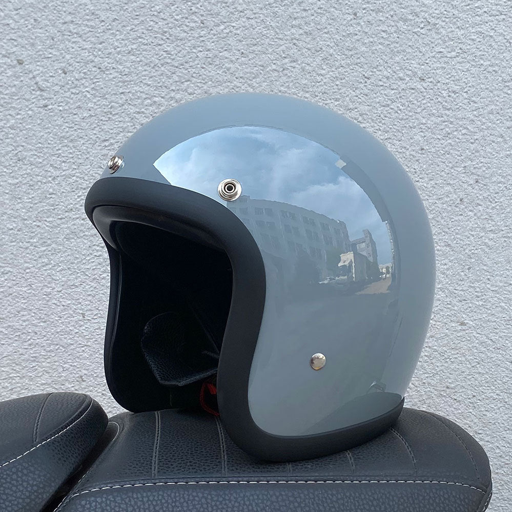 Helmet Half Helmet Retro Helmet FRP Motorcycle Helmet - Image 8