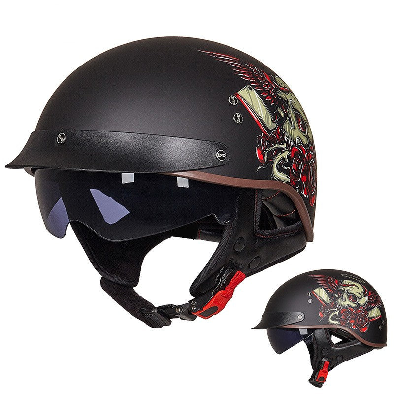 Motorcycle Vintage Motorcycle Helmet - Image 11