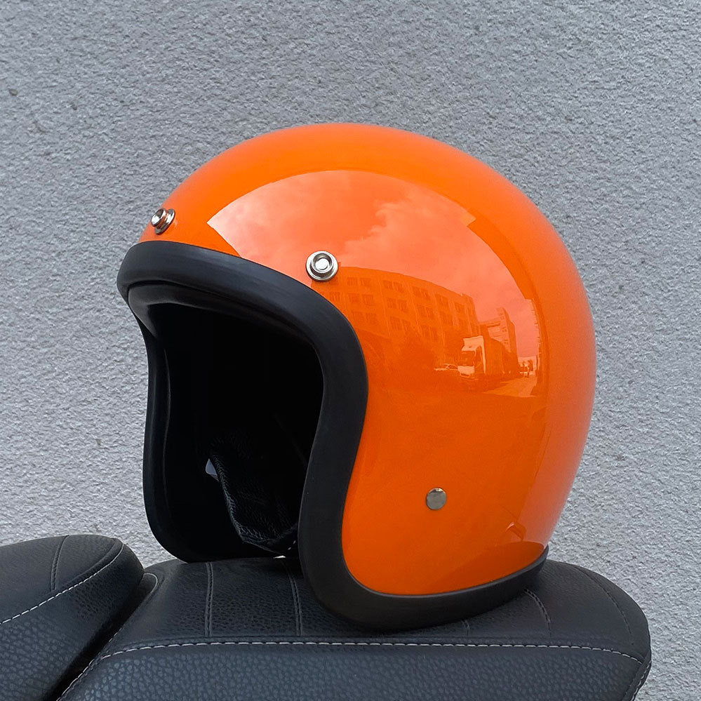 Helmet Half Helmet Retro Helmet FRP Motorcycle Helmet - Image 4
