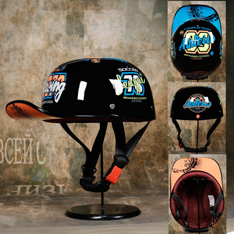 Motor Car Half Helmet Scooter Scoop Helmet Helmet - Image 2