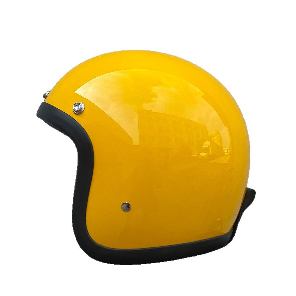 Helmet Half Helmet Retro Helmet FRP Motorcycle Helmet - Image 10